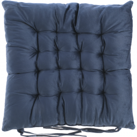По­душ­ка для стула «Market Union» синяя, 40х40 см, арт. Z22083001