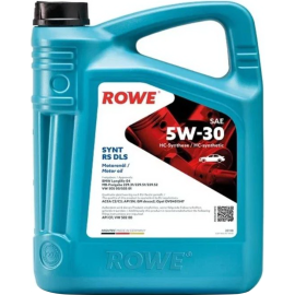 Масло моторное «ROWE» Hightec Synt RS DLS SAE 5W-30, 20118-0040-99, 4 л