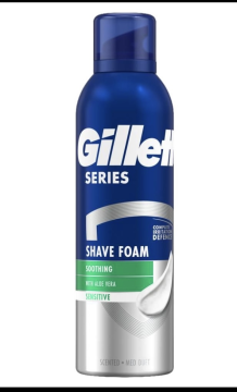 Пена для бритья Gillette Sensitive с Алое верой (250 мл)