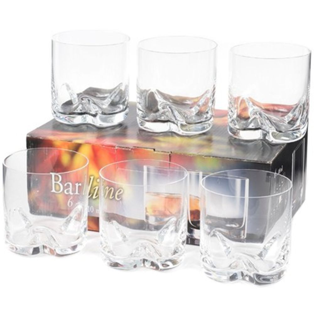 Картинка товара Набор стаканов «Bohemia Crystal» Barline 6 шт, 410 мл