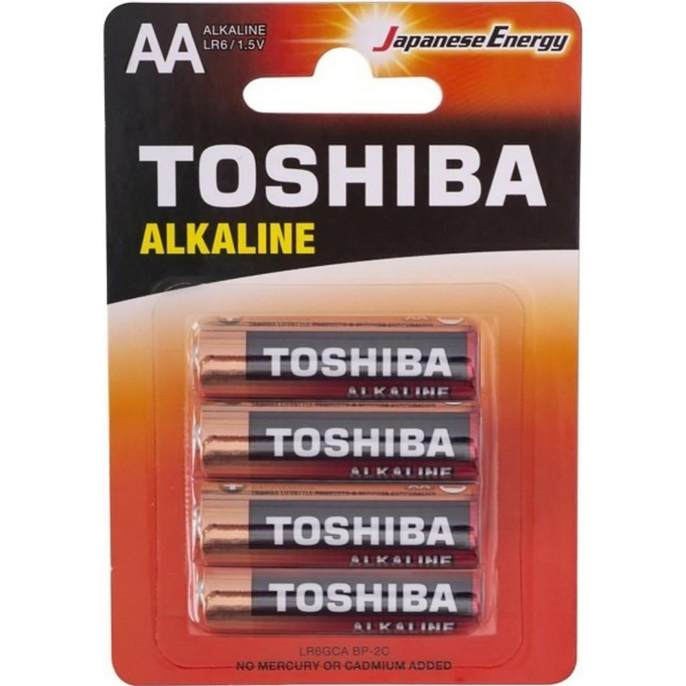 Элемент питания «Toshiba» Alkaline, АА, 4 шт