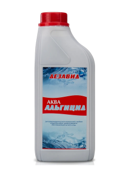 Аква АЛЬГИЦИД, 1 литр, средство для бассейнов против водорослей и зелени воды, для уничтожения водорослей и зелени бортов