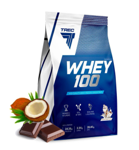 Протеин от Trec Nutrition Whey 100 шоколад-кокос (900 гр)