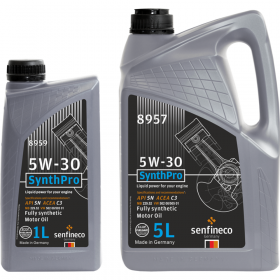 Мо­тор­ное масло «Senfineco» SynthPro 5W-30 API SN Acea C3, 8958, 4 л