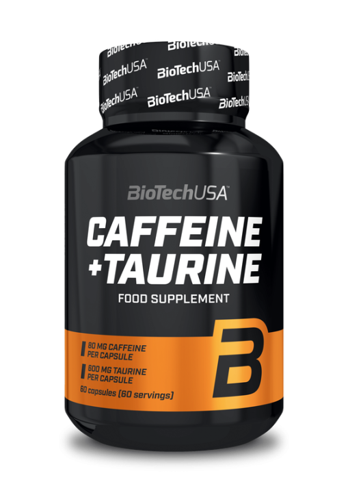 Энергетик Caffeine and Taurine BiotechUSA, 60 капс.