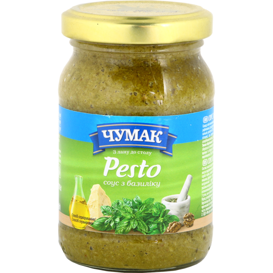 Соус песто «Чумак» Pesto из базилика,160 г