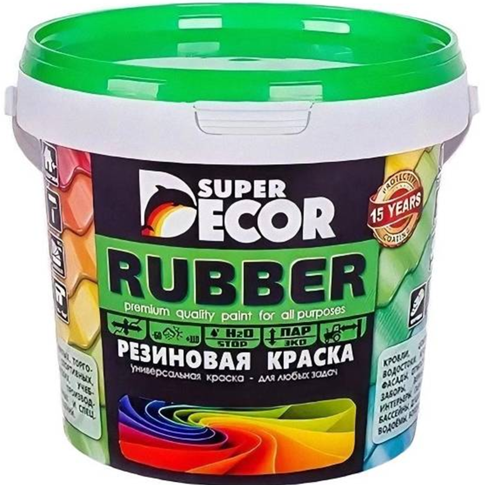 Краска «Super Decor» №00, белоснежный, 1 кг