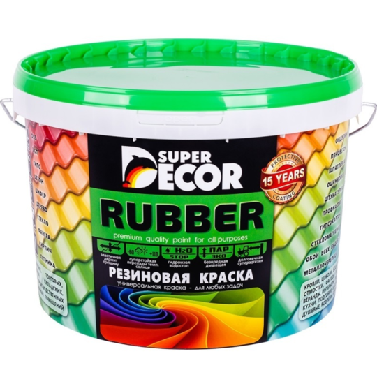 Краска «Super Decor» №00, белоснежный, 3 кг