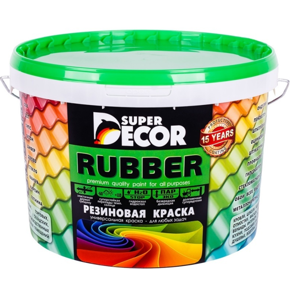 Краска «Super Decor» №04, дикая вишня, 3 кг