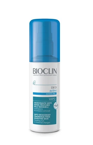 BIOCLIN DEO active Спрей-дезодорант без запаха для чувствительной кожи, 100 мл