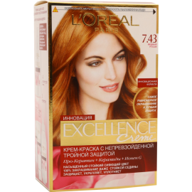 Крем-краска «L'oreal Excellence» 7.43