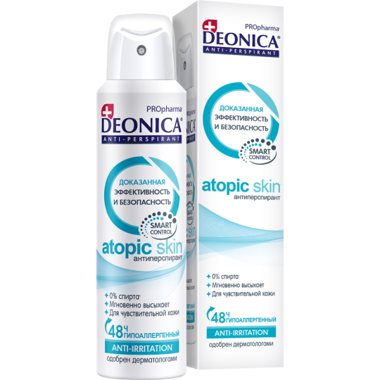 Антиперспирант «Deonica Pro» Atopic Skin, 150 мл