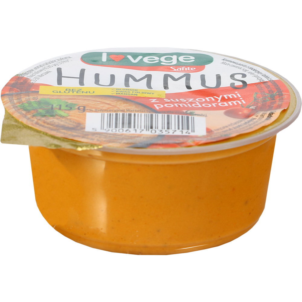 Паста с нутом и тахини «Хумус» с сушеными томатами, 115 г #0