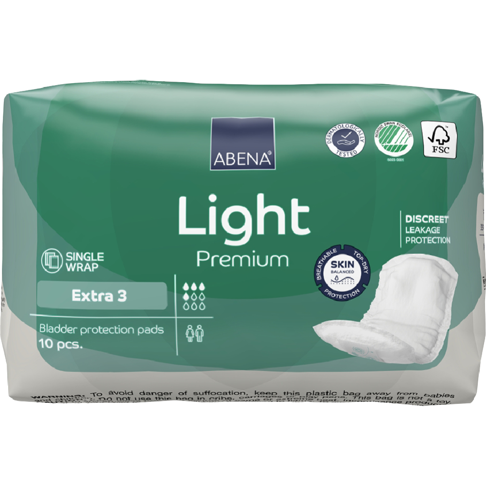 Прокладки одноразовые для взрослых «Abena» Light Extra 3, 10 шт
