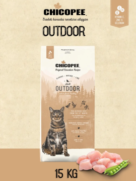 Корм для уличных котов Chicopee CNL Outdoor (Чикопи Аутдор с курицей), 15кг