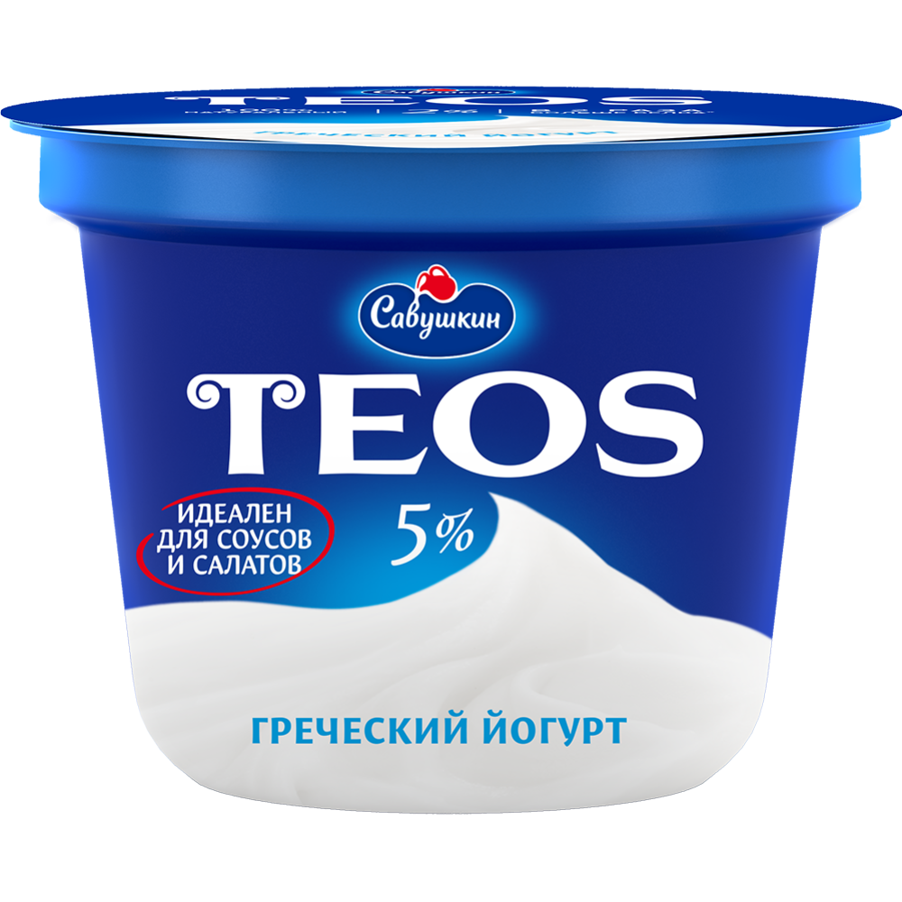 Йогурт греческий «Teos» 5%, 250 г #0