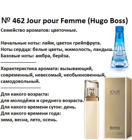 Духи Рени Reni 462 Аромат направления Jour pour Femme (Hugo Boss) - 100 мл