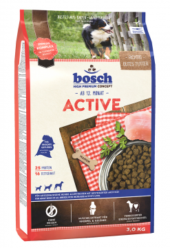 Корм для собак с высокой активностью Bosch Active (Бош Актив) 3кг