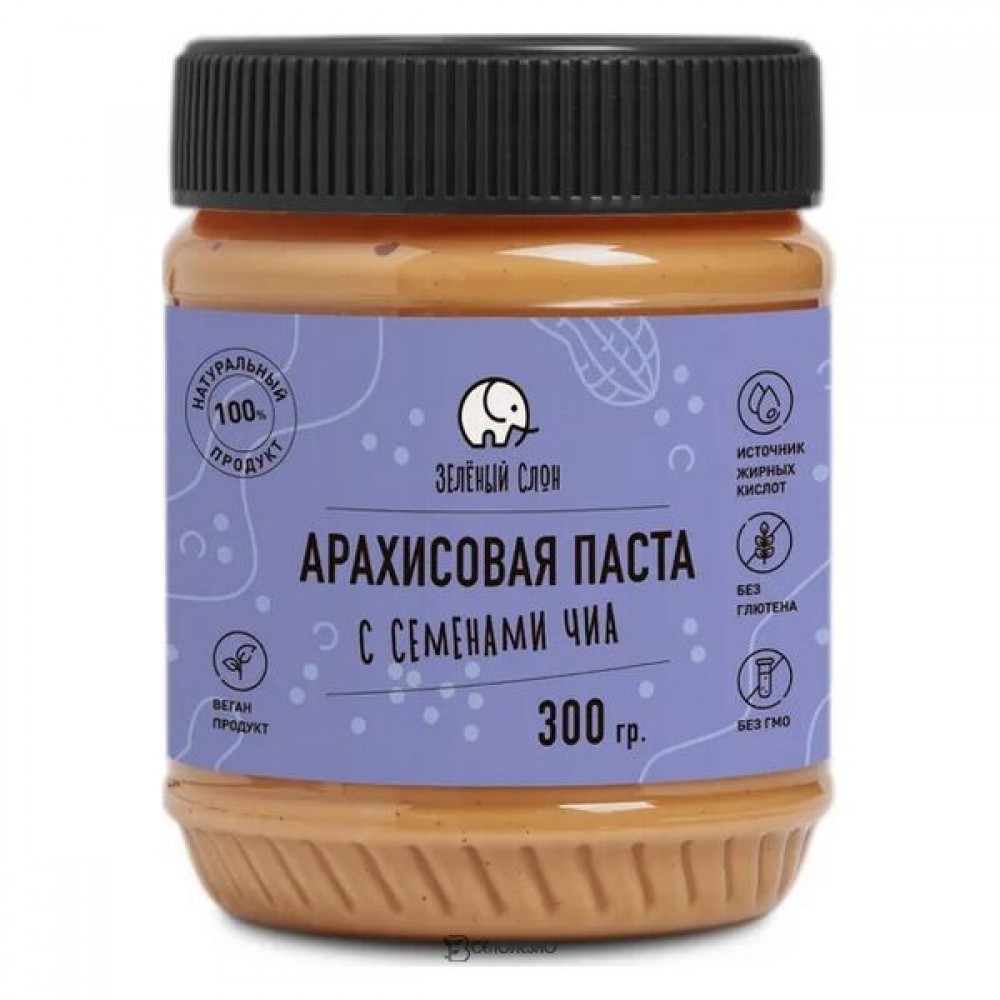 Паста арахисовая "С семенами чиа" (300 г)