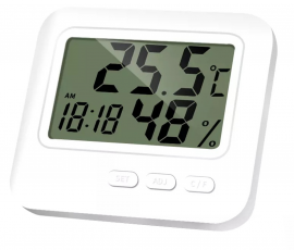 Термометр гигрометр комнатный, белый SiPL