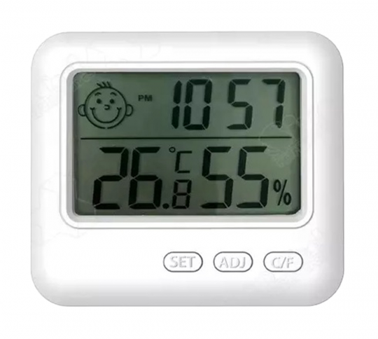 Термометр гигрометр комнатный, белый SiPL