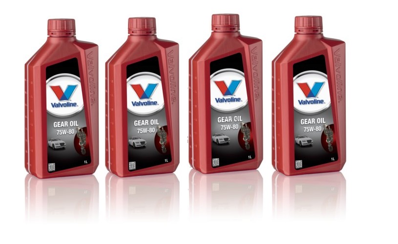 Картинка товара Трансмиссионное масло Valvoline Gear Oil 75W-80 4л (комплект 1л х 4шт)