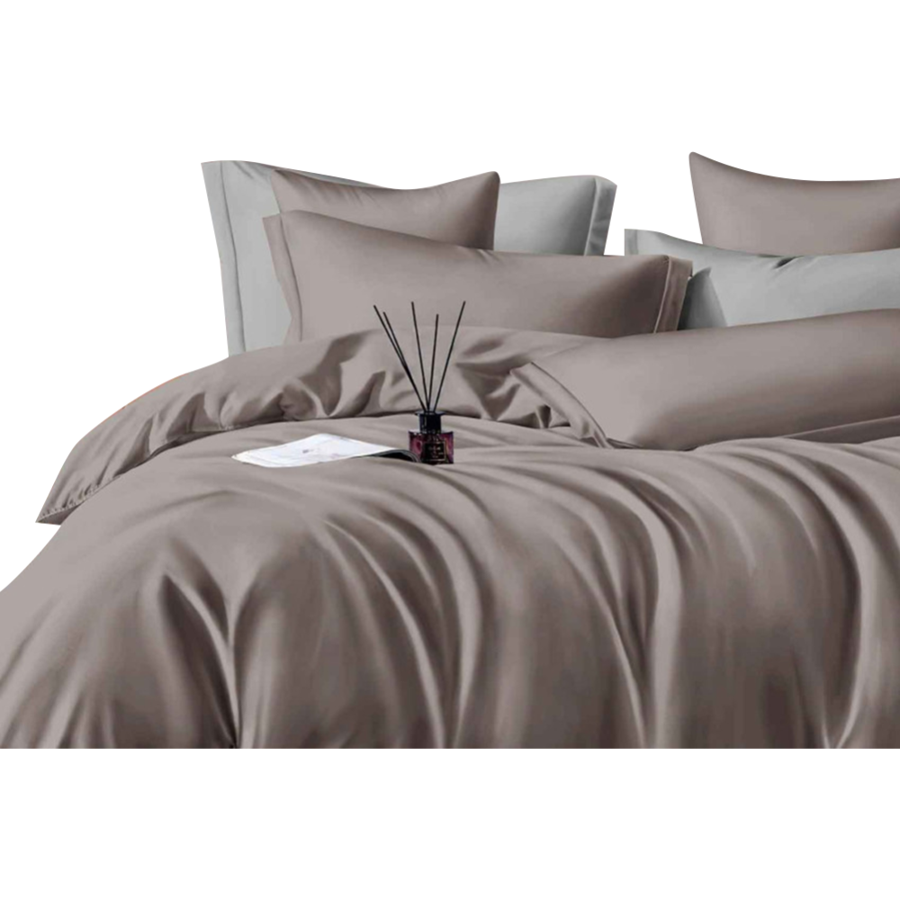 Комплект постельного белья «Luxor» №17-1506 TPX Евро-стандарт, зола, сатин