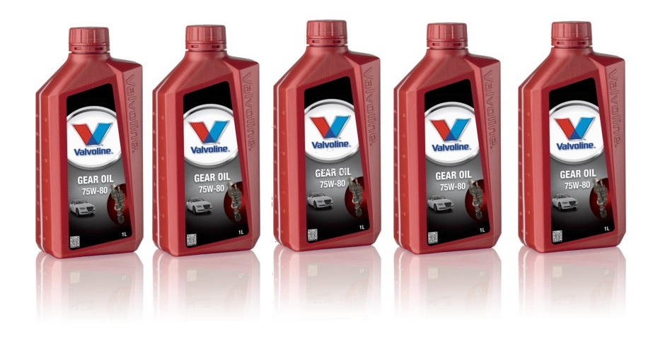 Картинка товара Трансмиссионное масло Valvoline Gear Oil 75W-80 5л (комплект 1л х 5шт)