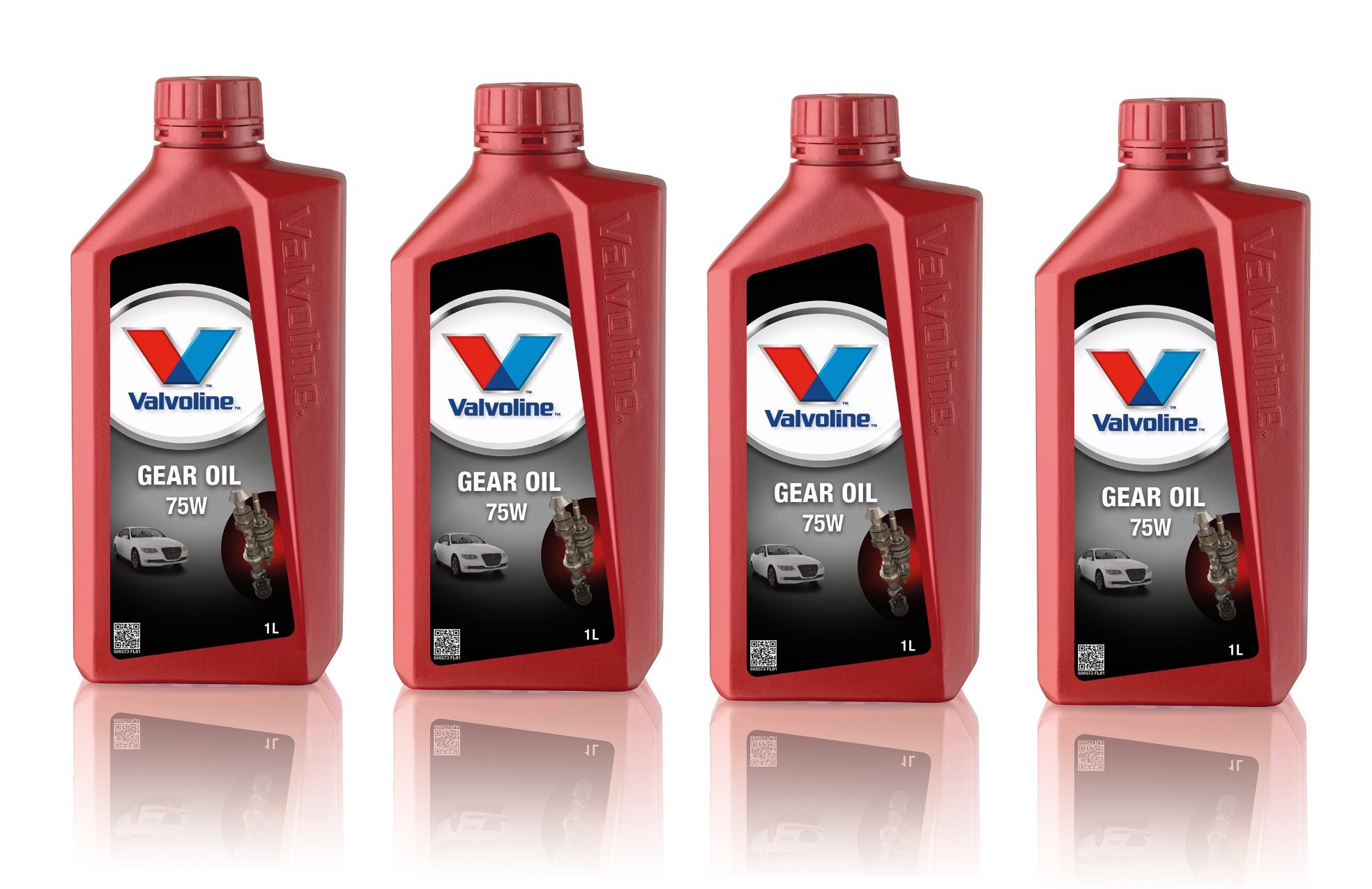 Картинка товара Трансмиссионное масло Valvoline Gear Oil 75W GL4 4л (комплект 1л х 4шт)