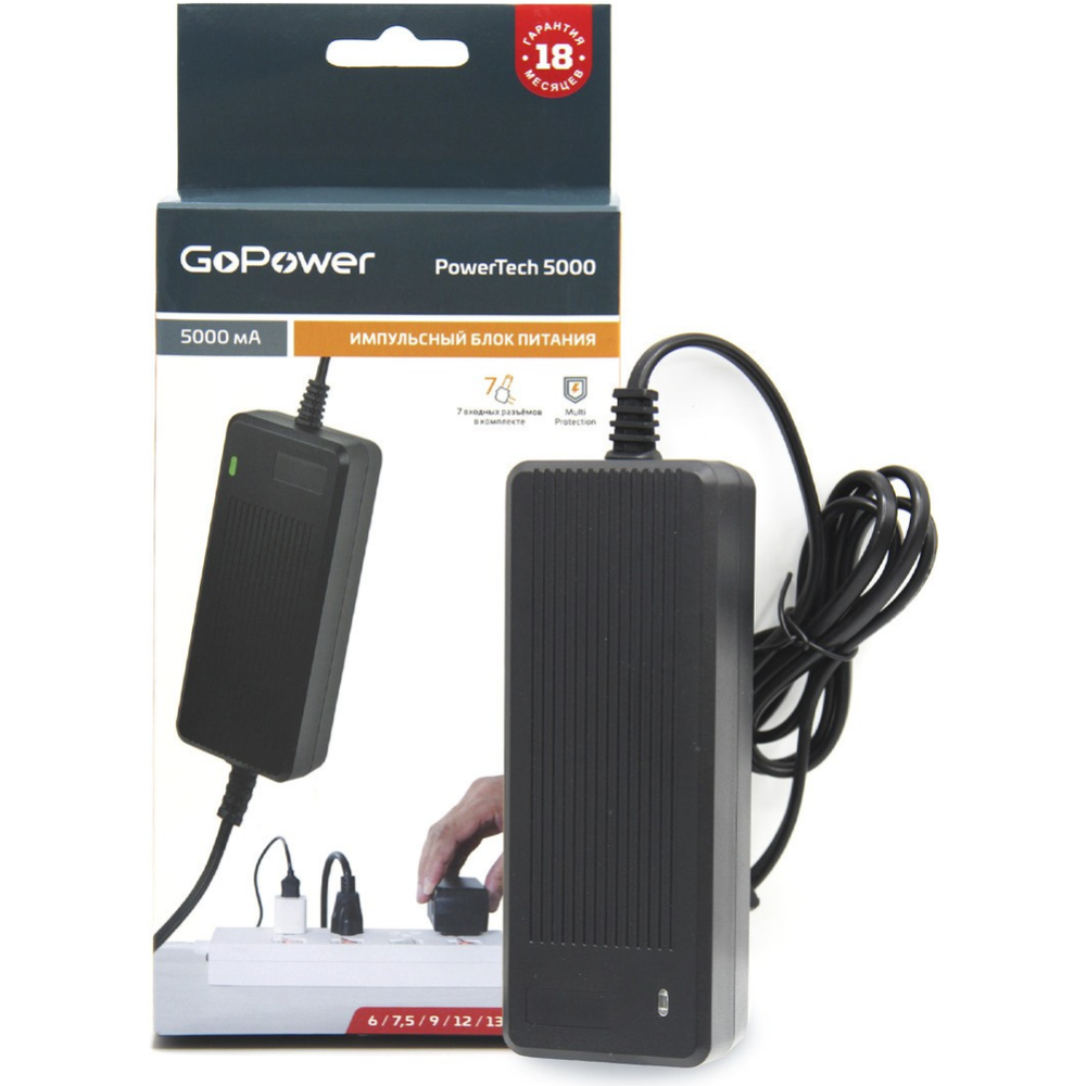 Блок питания «GoPower» PowerTech 5000, 00-00015339, универсальный импульсный