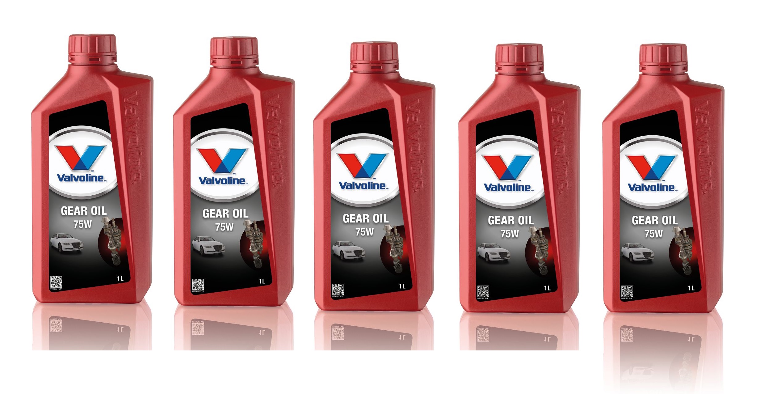 Картинка товара Трансмиссионное масло Valvoline Gear Oil 75W GL4 5л (комплект 1л х 5шт)