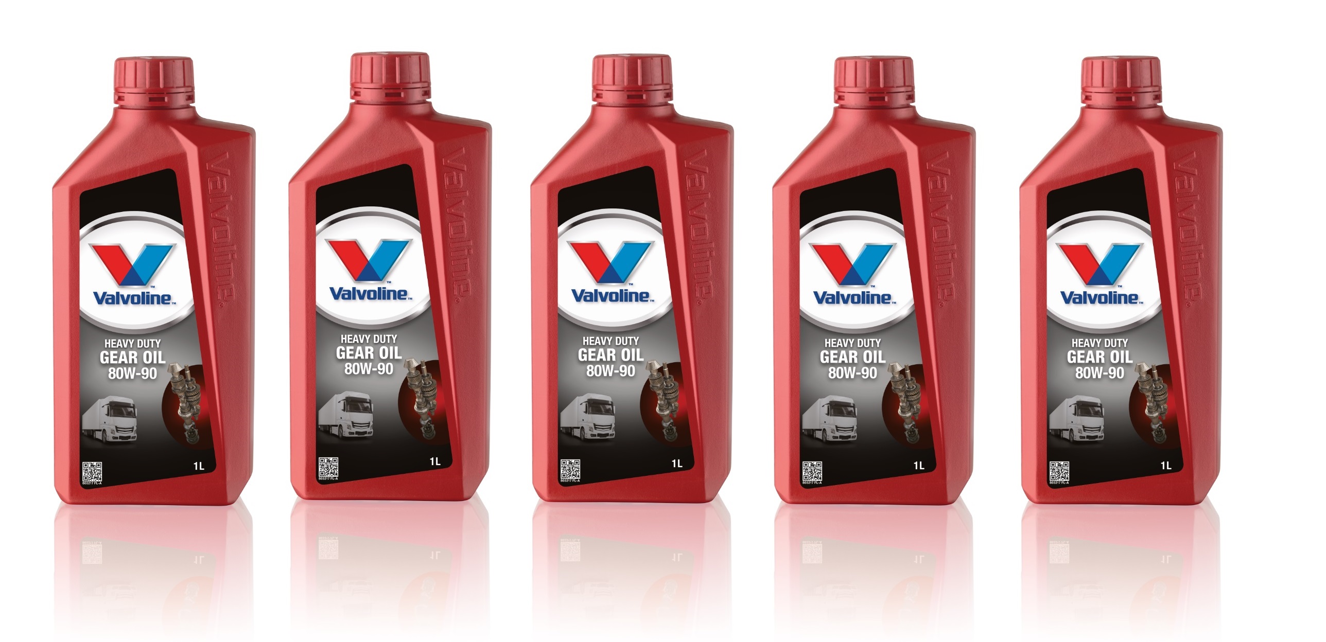 Картинка товара Трансмиссионное масло Valvoline Light & Heavy Duty Gear Oil 80W-90 GL-4 5л (комплект 1л х 5шт)