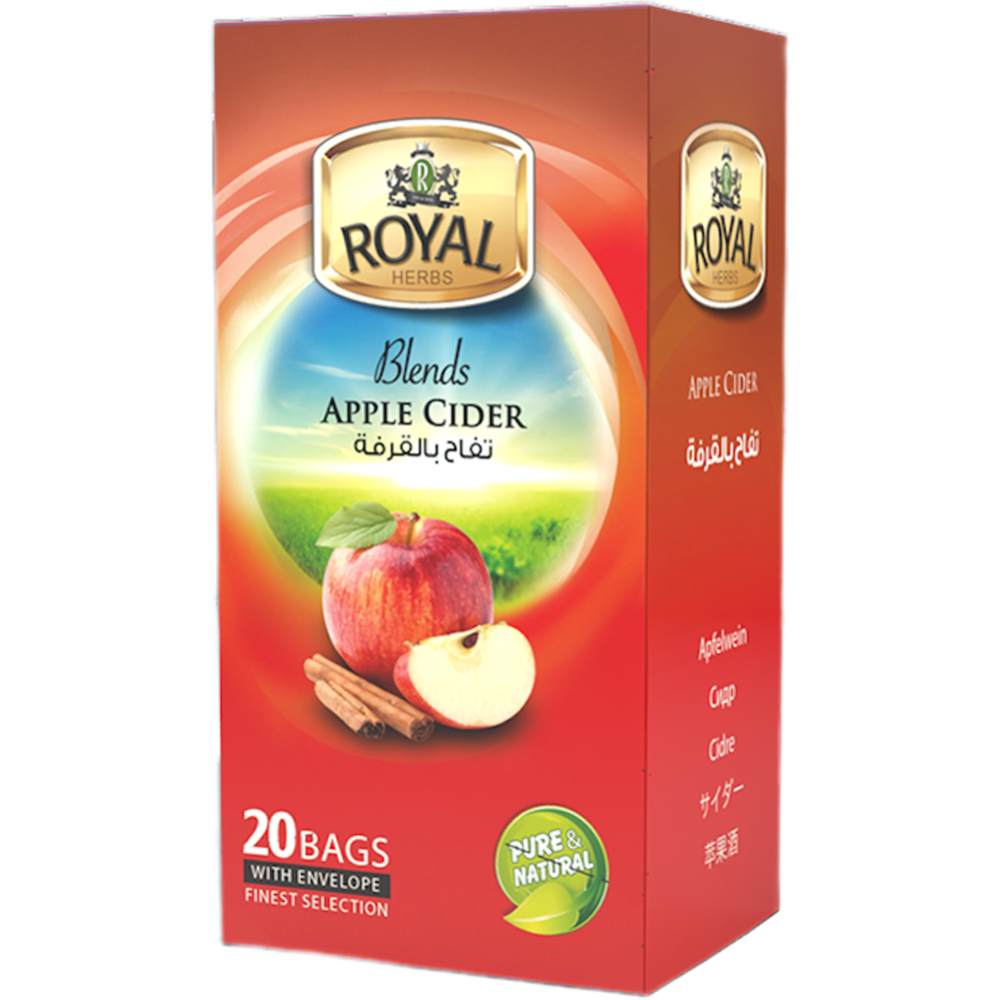 Напиток чайный «Royal Herbs» Яблочный сидр, 70 г #0