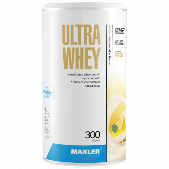 Протеин Maxler Ultra Whey 300 g (can) - Lemon Cheesecake