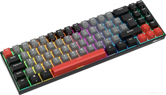 Клавиатура Royal Kludge RK71 ISO RGB (черный, RK Brown)