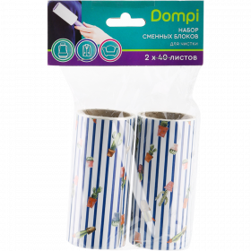 Набор смен­ных блоков «Dompi» для чистки одежды, 2 шт.