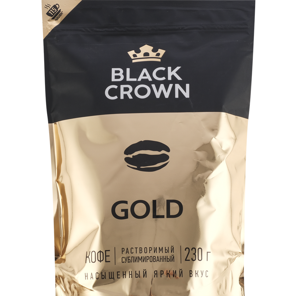 Кофе растворимый «Black Crown» Gold, 230 г