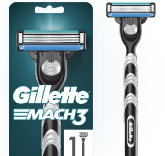 Gillette Mach 3 Станок для бритья+кассета (1шт.)