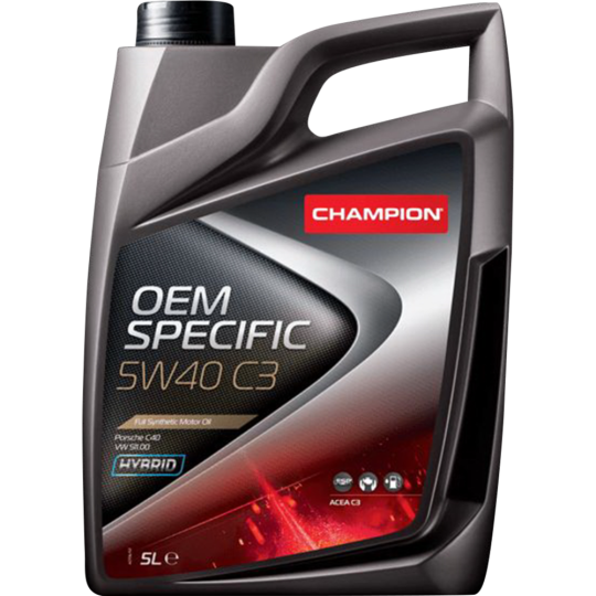 Масло моторное «Champion» OEM Specific, 5W40 C3, 8239335, 5 л