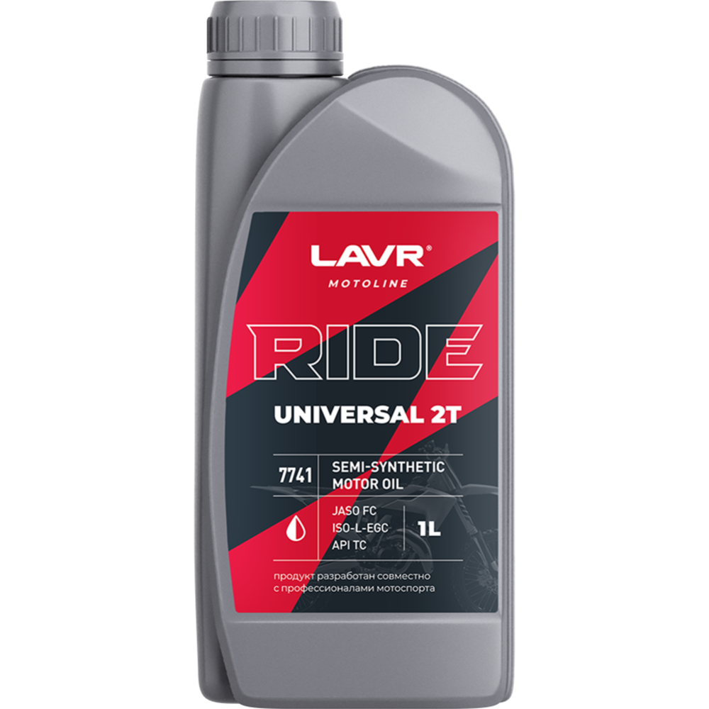 Масло моторное «Lavr» Moto Ride Universal, 2T FC, Ln7741, 1 л