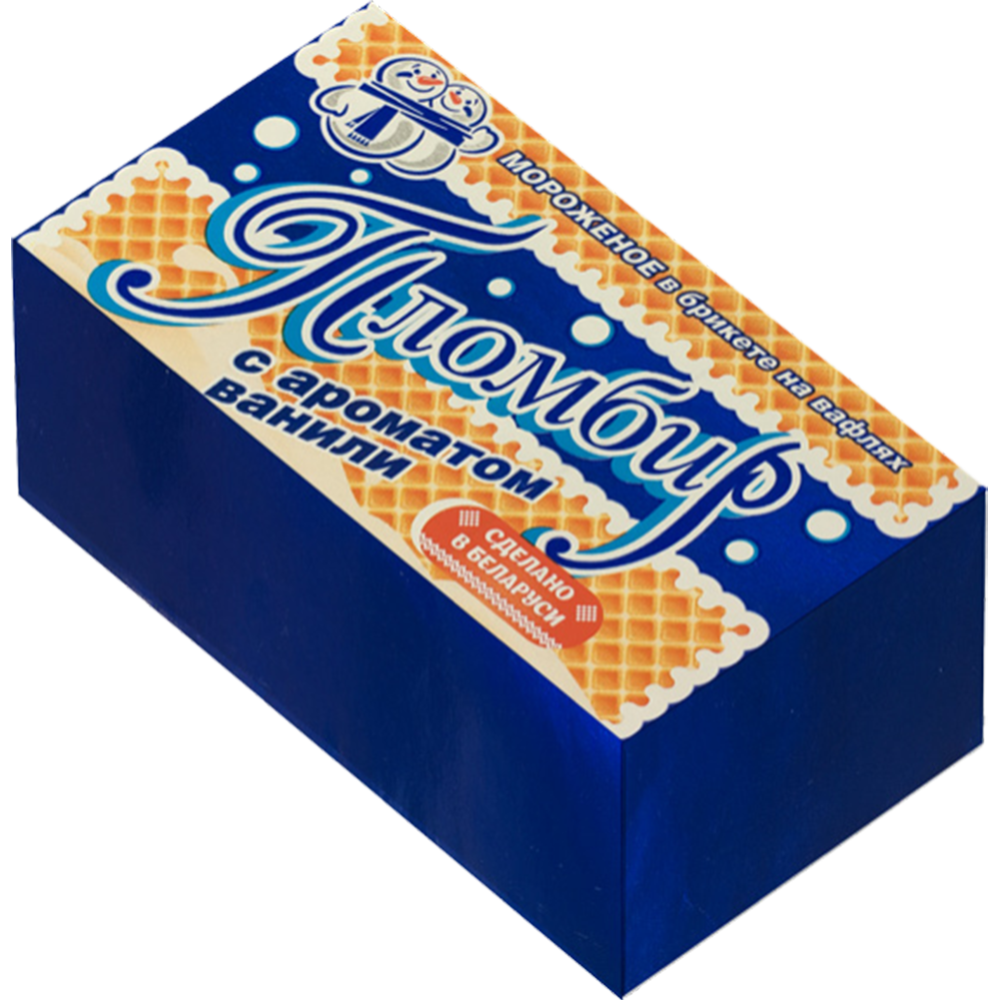 Мороженое «УП Минский хладокомбинат №2» пломбир с ароматом ванили, 90 г #0