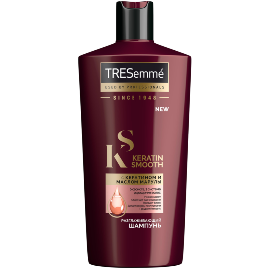 Шампунь разглаживающий «Tresemme» Keratin Smooth, 650мл