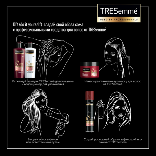 Шампунь разглаживающий «Tresemme» Keratin Smooth, 650мл