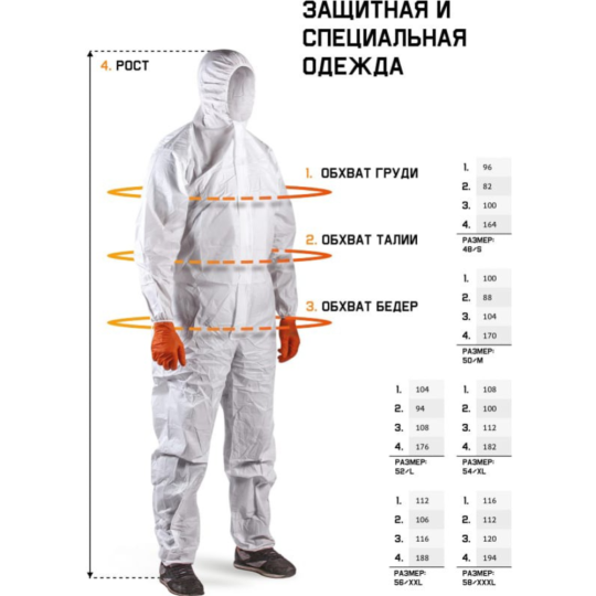 Защитный комбинезон «Jeta Safety» JPC110-XXL