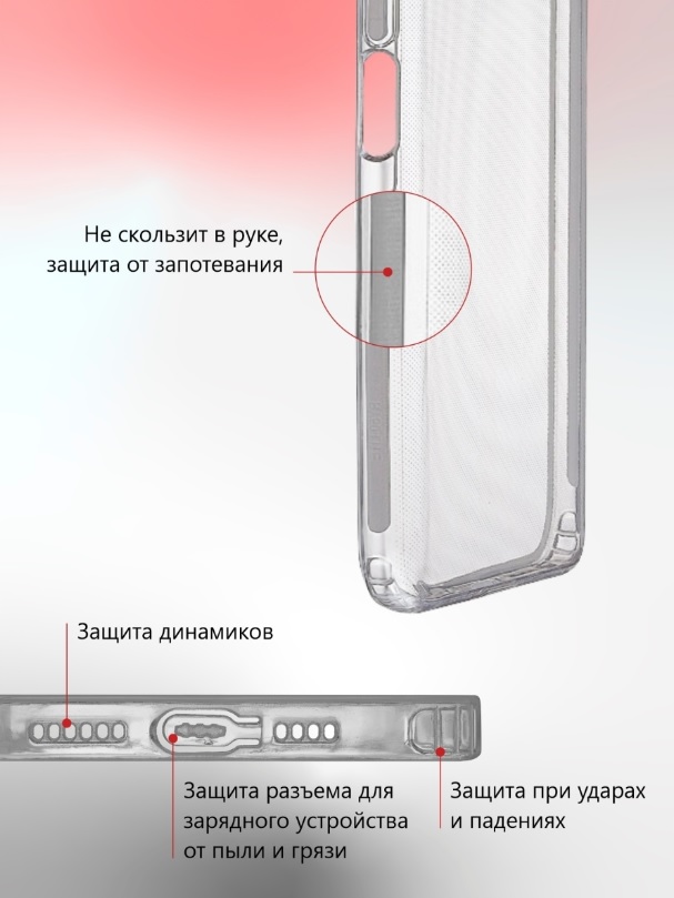 Силиконовый чехол для Samsung Galaxy S21 FE SM-G990 прозрачный