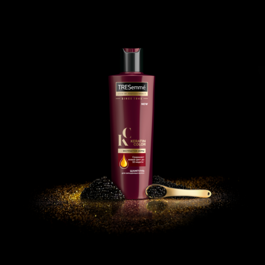 Шампунь для окрашенных волос «Tresemme» Keratin Color, 400мл