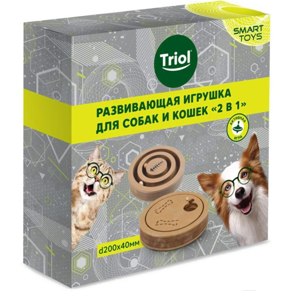 Игрушка для собак и кошек «Triol» Smart Toys, 2 в 1, 32171001