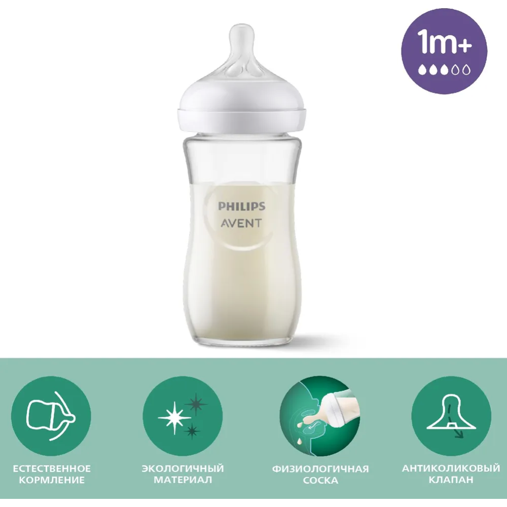 Бутылочка для кормления «Philips Avent» Natural Response, SCY933/01, 250 мл