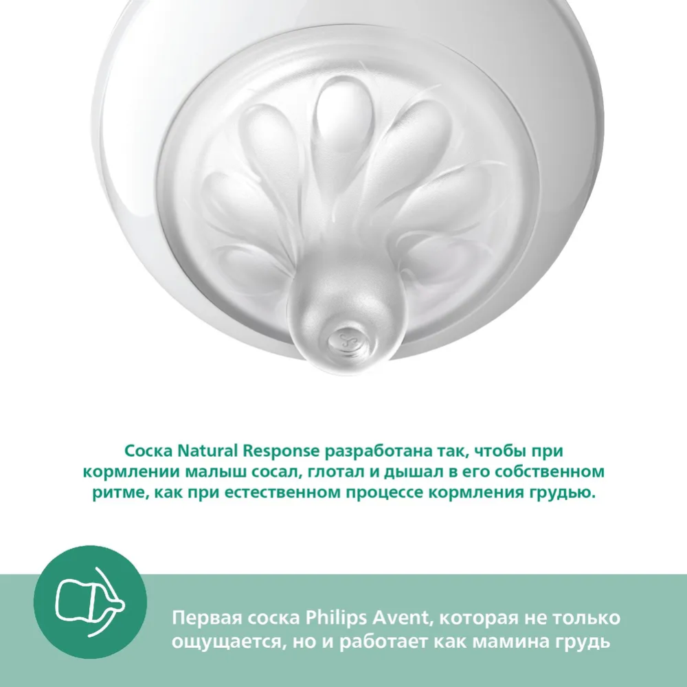 Бутылочка для кормления «Philips Avent» Natural Response, SCY933/01, 250 мл