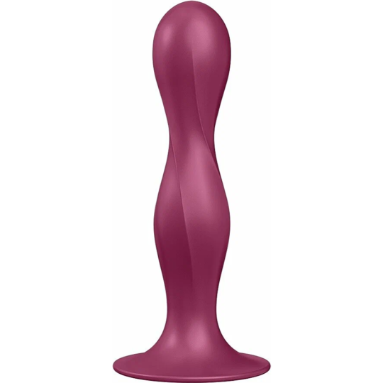 Фаллоимитатор «Satisfyer» Double Ball-R фаллоимитатор с шариком гейши, красный